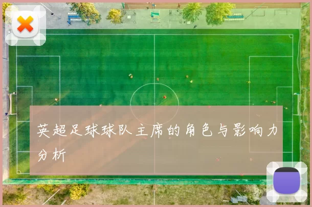 英超足球球队主席的角色与影响力分析