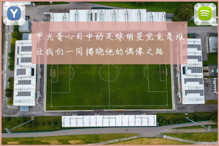 甲亢哥心目中的足球明星究竟是谁让我们一同揭晓他的偶像之路